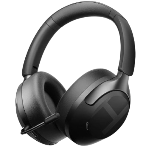 Auriculares inalámbricos HAYLOU S40 con cancelación de ruido ANC de 50 dB, audio espacial 3D de alta resolución (Hi-Res), tecnología LDAC, Bluetooth 6.0 y diseño circumaural (over-ear).