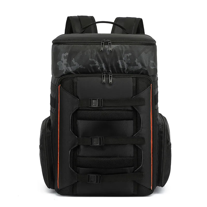Mochila para drones y equipo de escalada: bolsa grande para fotografía, deportes y actividades al aire libre, con compartimento para portátil y separación de artículos secos/húmedos; apta para viajes de negocios.