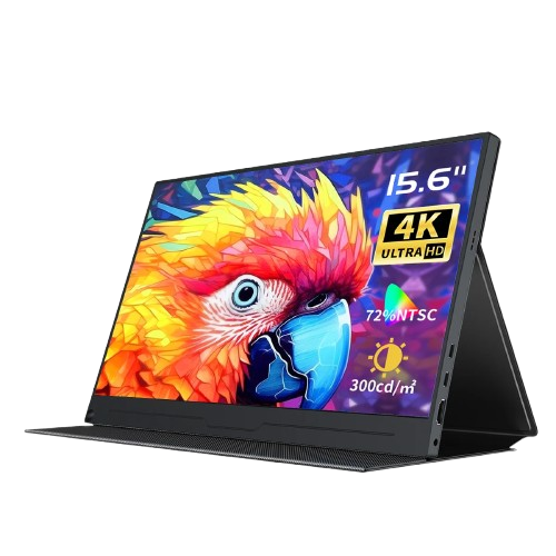 Monitor portátil para juegos 4K UHD de 15,6 pulgadas: pantalla externa para PC, PS5, PS4, Xbox, Switch, portátil, tableta y teléfono (oferta para Europa)
