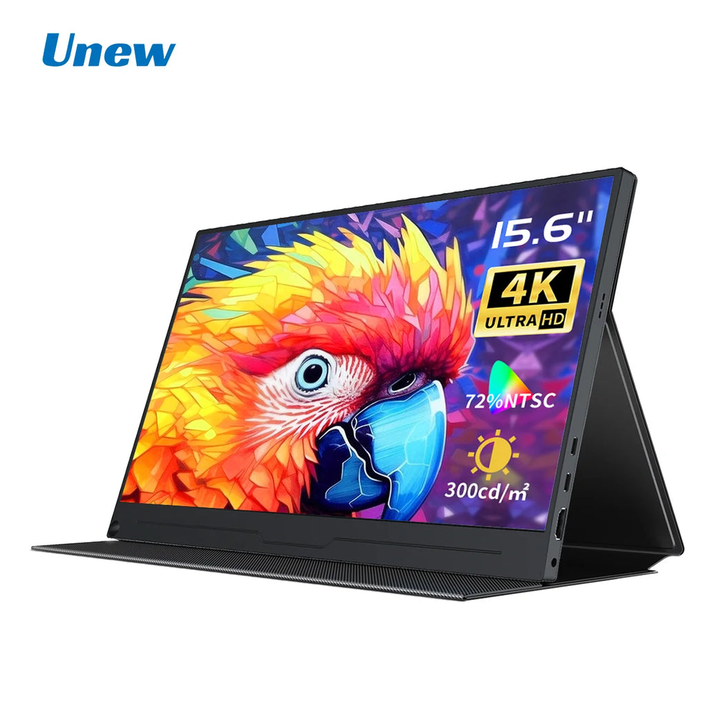 Monitor portátil para juegos 4K UHD de 15,6 pulgadas: pantalla externa para PC, PS5, PS4, Xbox, Switch, portátil, tableta y teléfono (oferta para Europa)